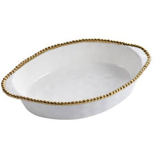 St. Landry Oval Baking Dish-Gold